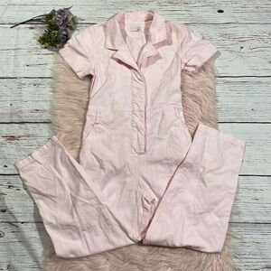 Adorable Aritzia Light Pink Denim Jumpsuit